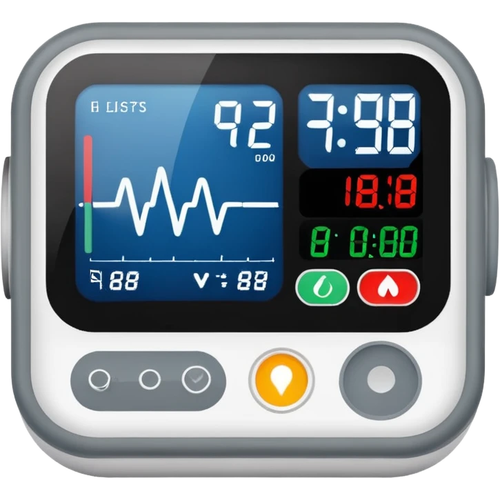 medical device blood pressure monitor emoji