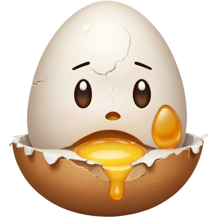 make a singular egg in a egg carton to represent isolation. make the egg have a sad expression like a sad face with tears. emoji