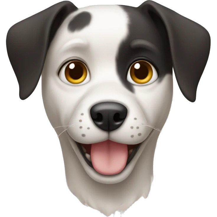 dog and cat face mix emoji