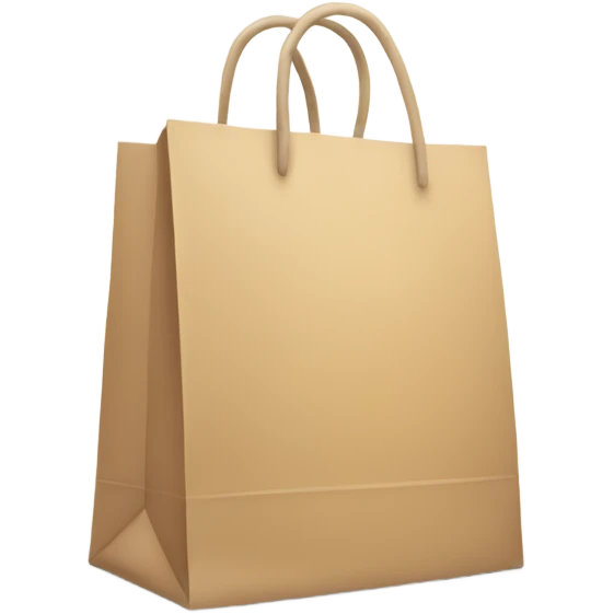 shopping bag that is also a chat bubble minimalistic emoji