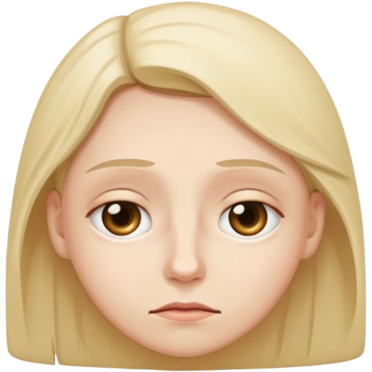 Fatigué avec des pores emoji