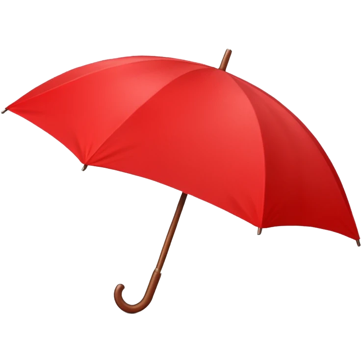 red summer umbrella emoji