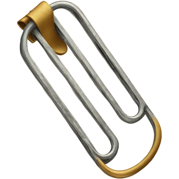 vintage paper clip emoji