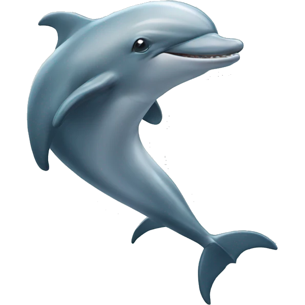 Dolphin with a sword emoji