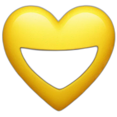 yellow heart emoji