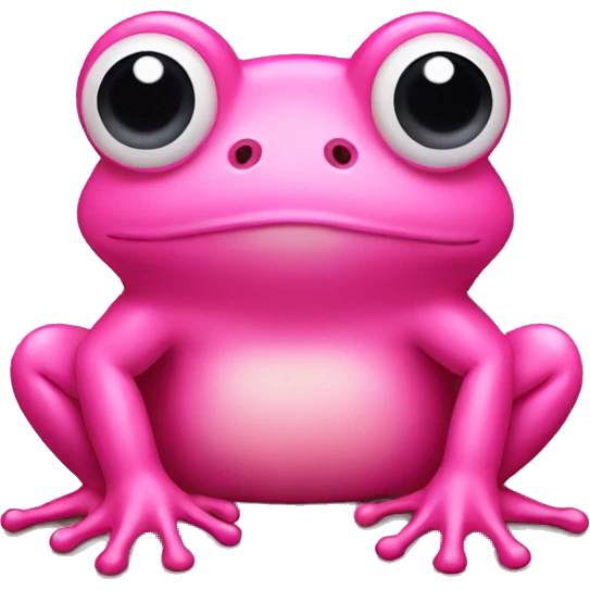 pink frog emoji