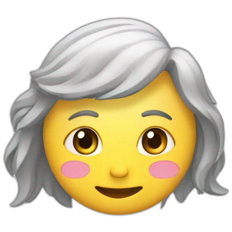 Emoji cœur argent emoji