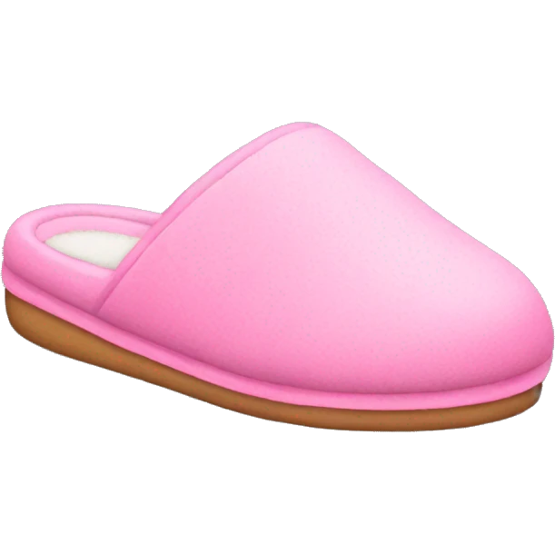 Pink slippers emoji