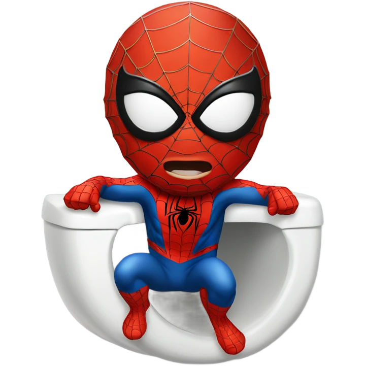 Spider-man  go To toilet emoji