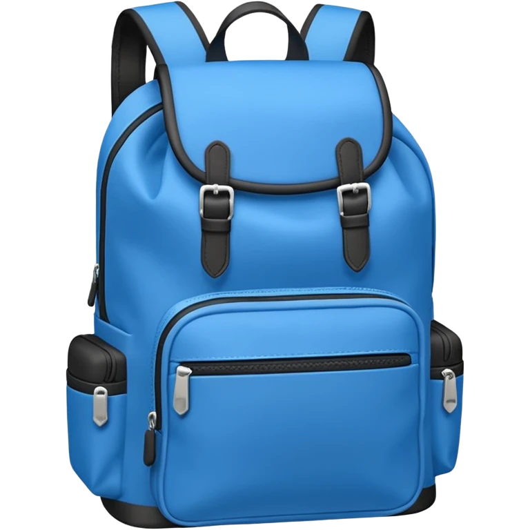Mochila azul emoji