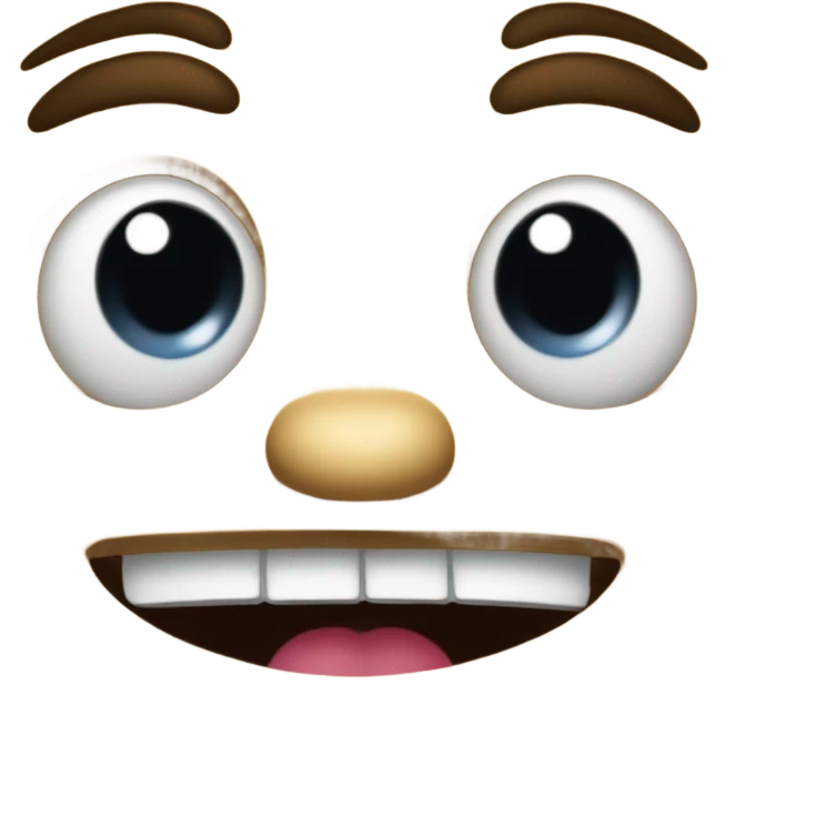 Wow face emoji