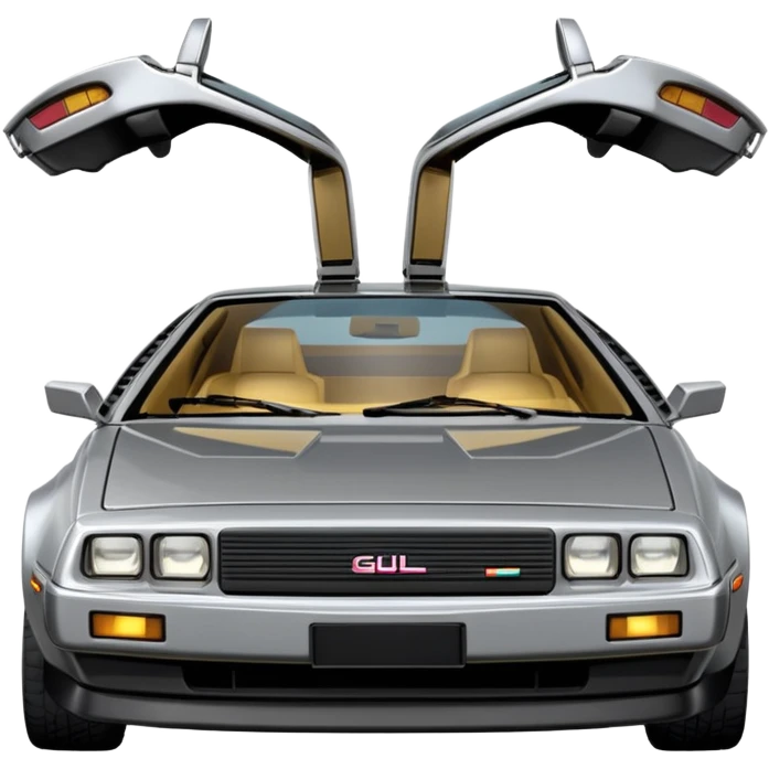 DeLorean emoji