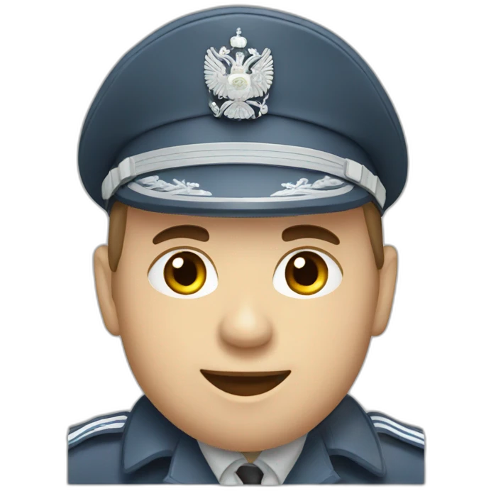 officer of customs service in russia emoji