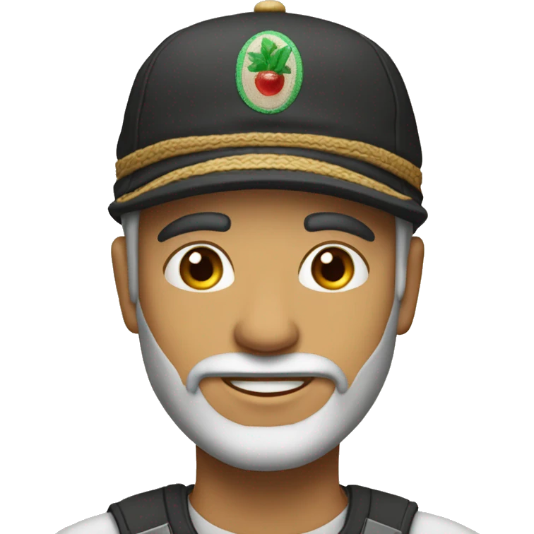 hasır şapka emoji