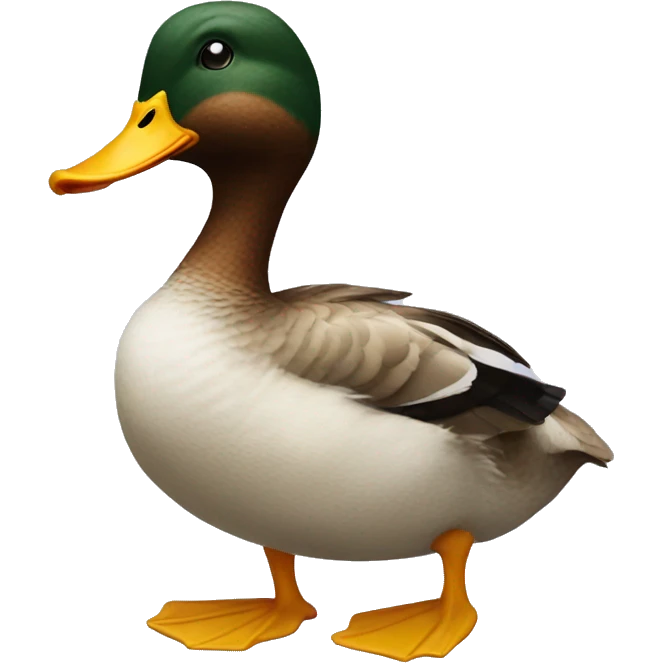 Duck from woods full body  emoji