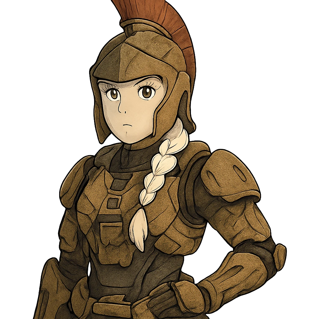 female, wearing reach spartan armor default, long white braid hair, gold yellow eyes, attention pose emoji