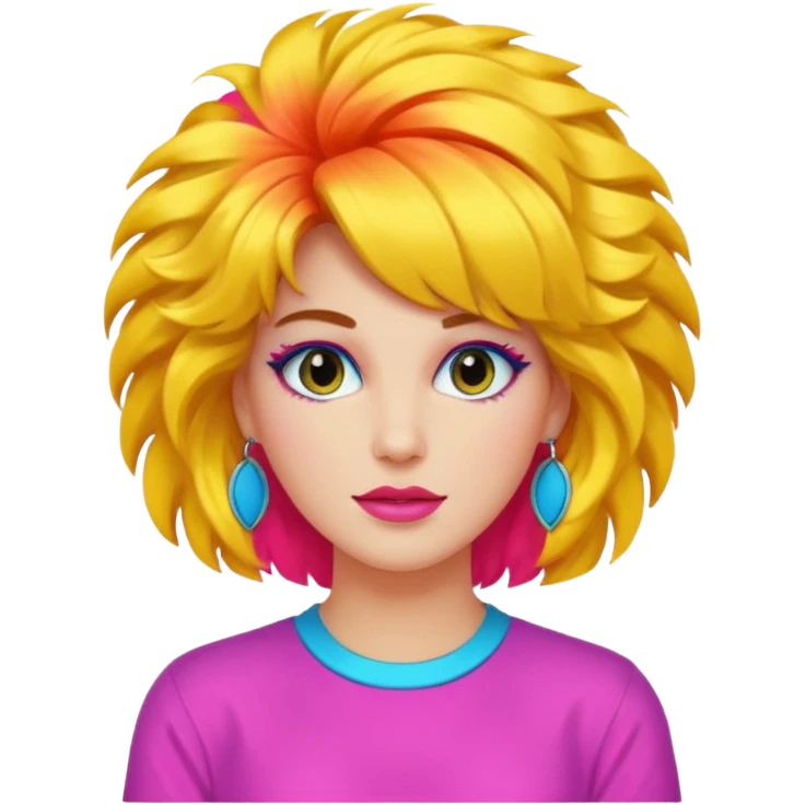 80s woman emoji