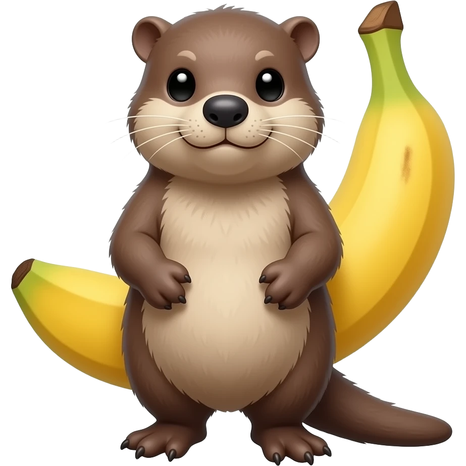 The platypus is a banana. emoji