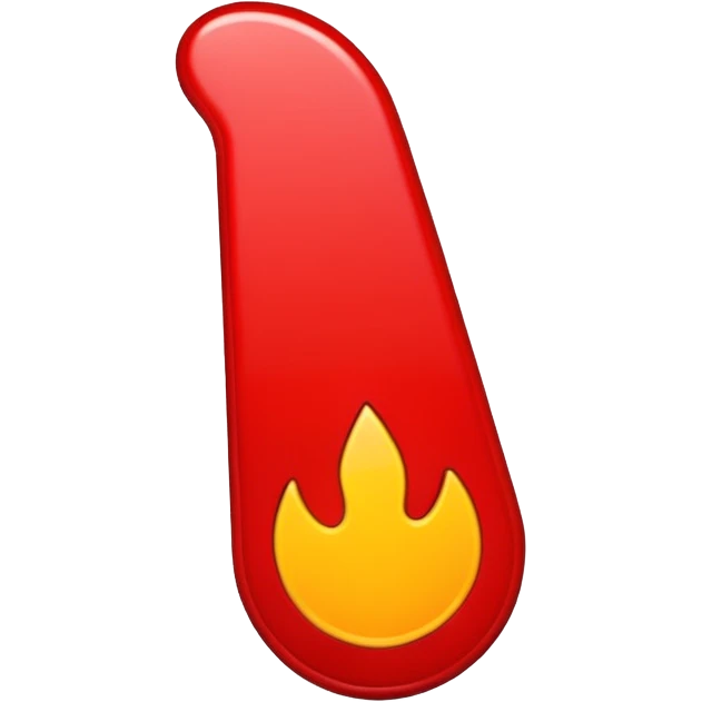 exclamation mark full red emoji