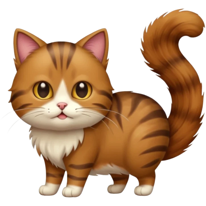 Кот какает emoji