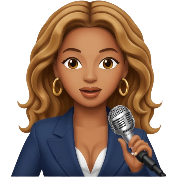  Beyonce singing emoji