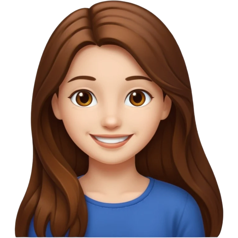 can you make her smiling?  emoji