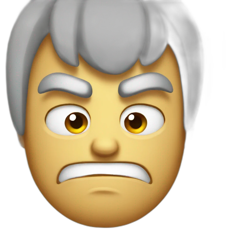 Angry emoji