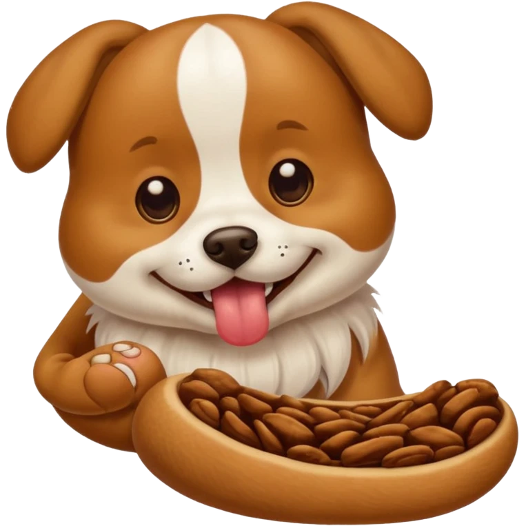 dog eating toes emoji