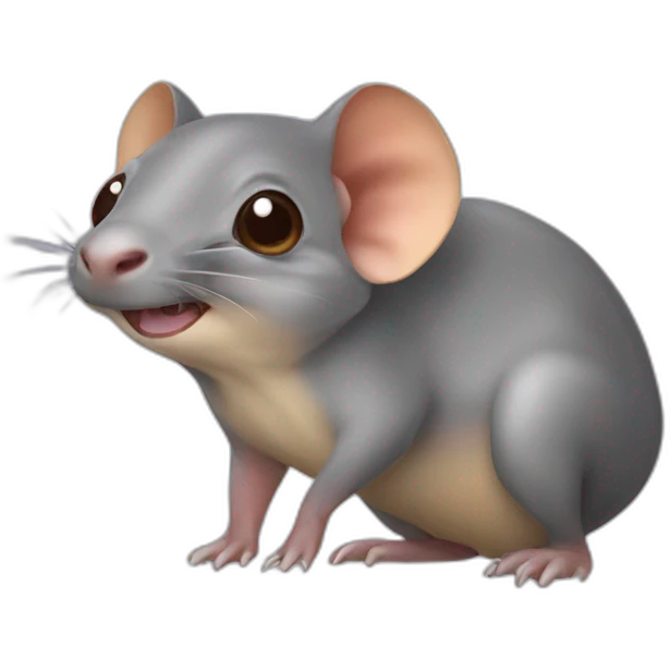 smiling elephant shrew emoji