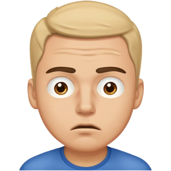 man working, very tired, sweat running down his face emoji