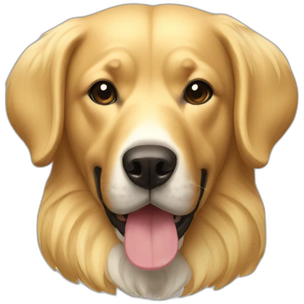 perro golden Magnolia emoji