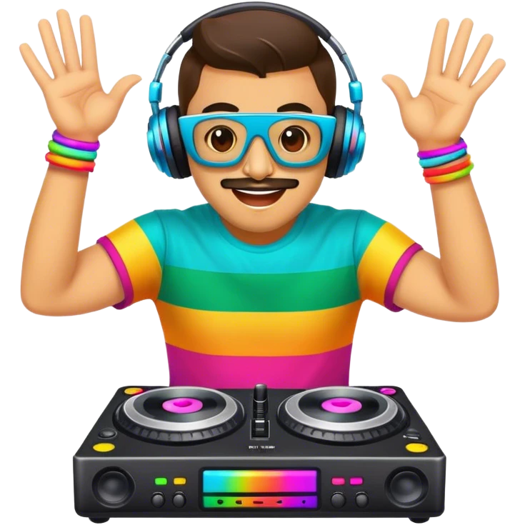 Mexican dj emoji