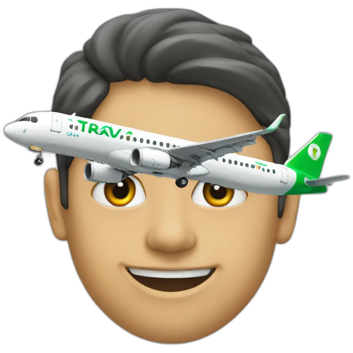Transavia plane emoji