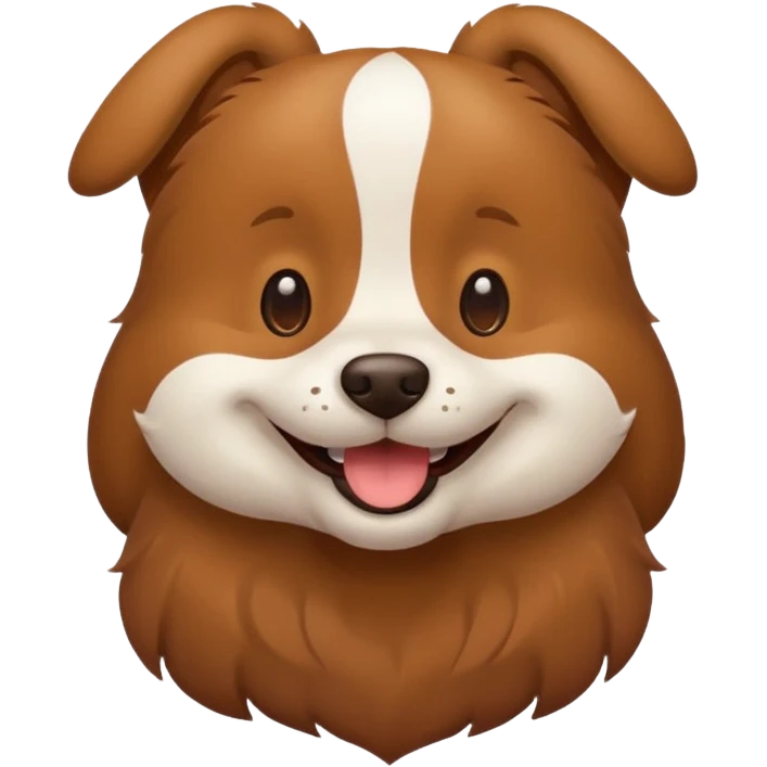 Dog with smile  emoji