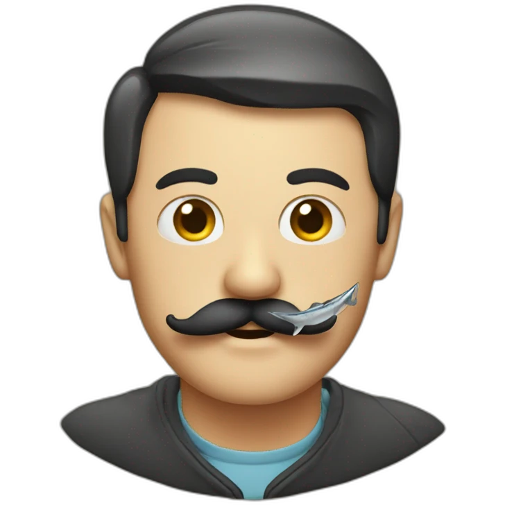 phishing moustache emoji