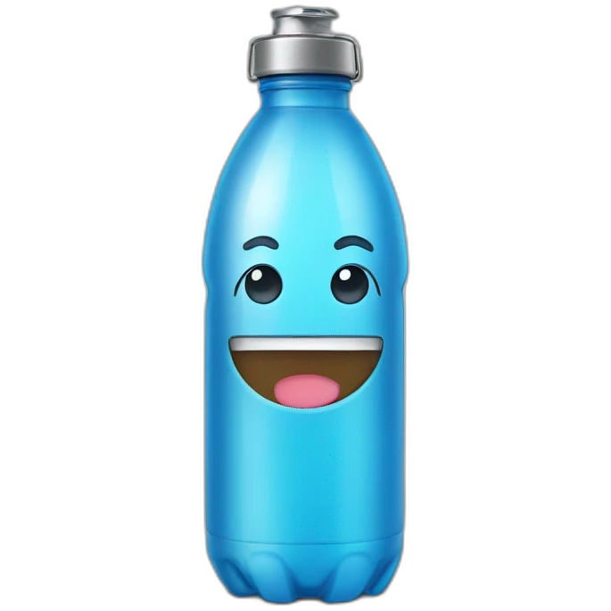 Emoji of a water bottle emoji