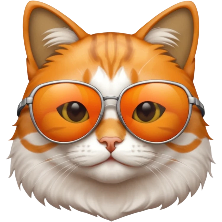 Cat wearing sunglasses emoji