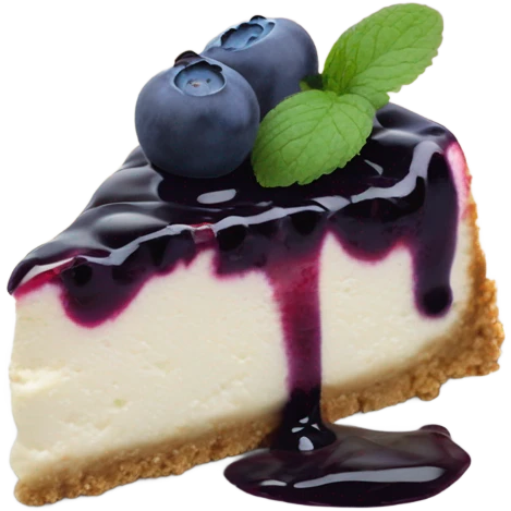 Blueberry Cheesecake  emoji