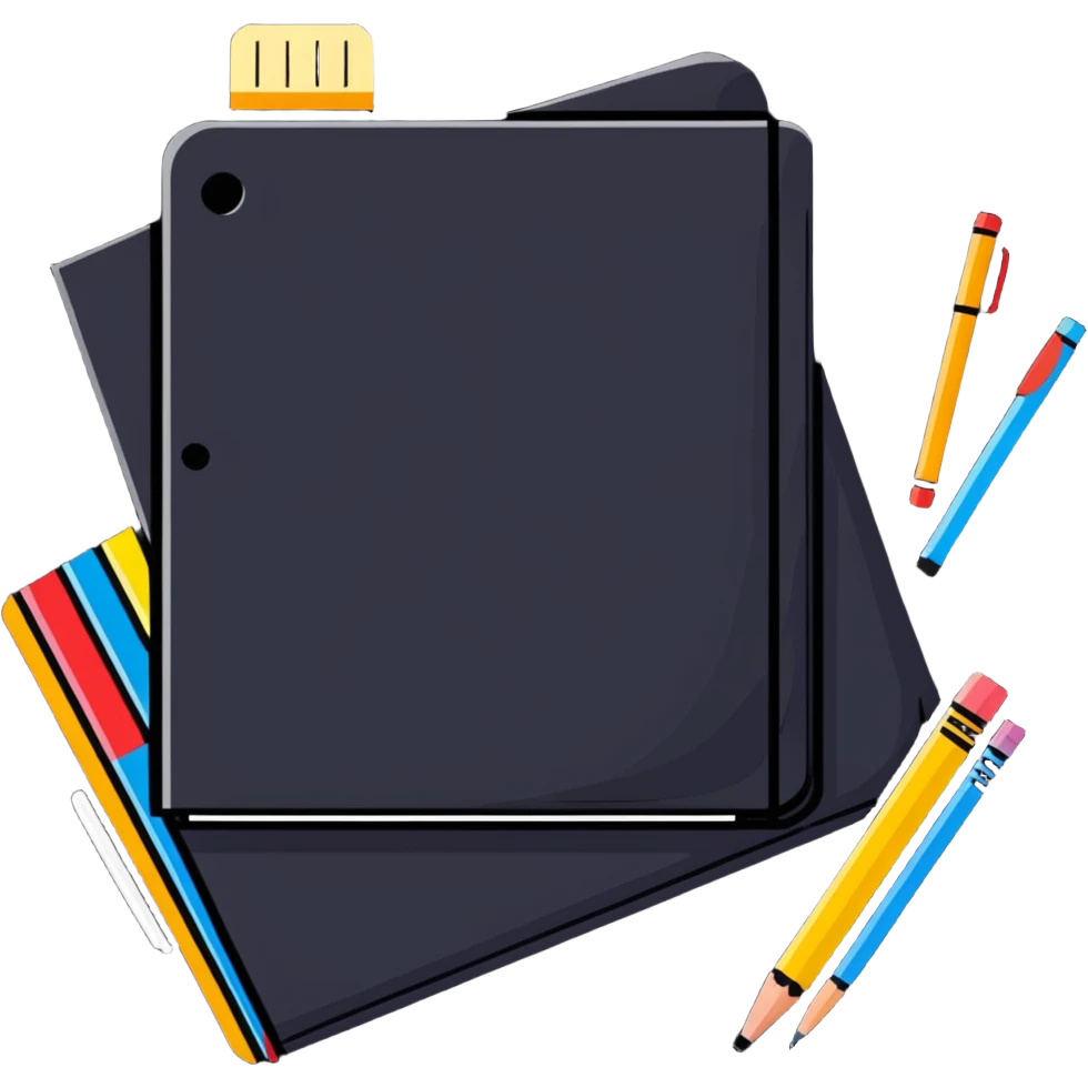 school supplies emoji