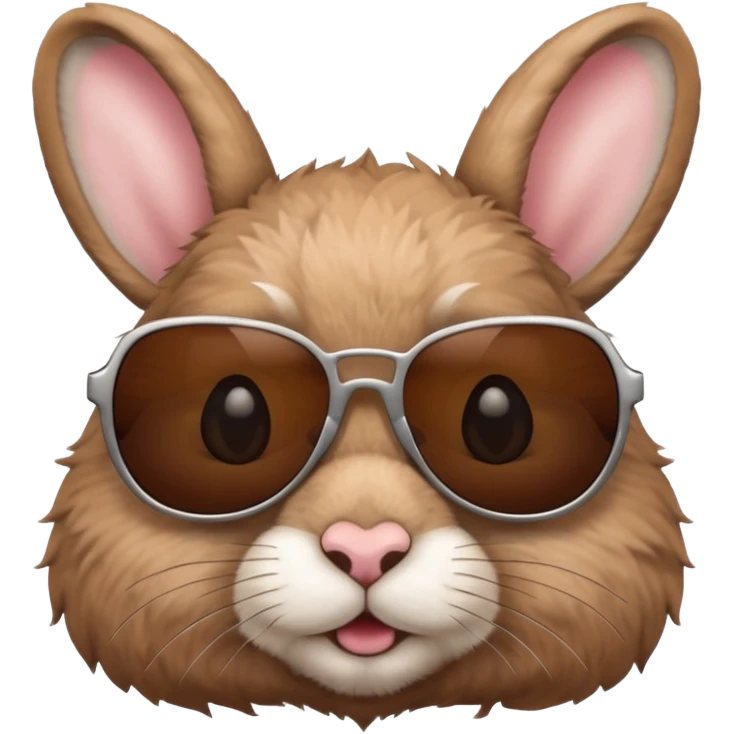 sunglasses rabbit  emoji