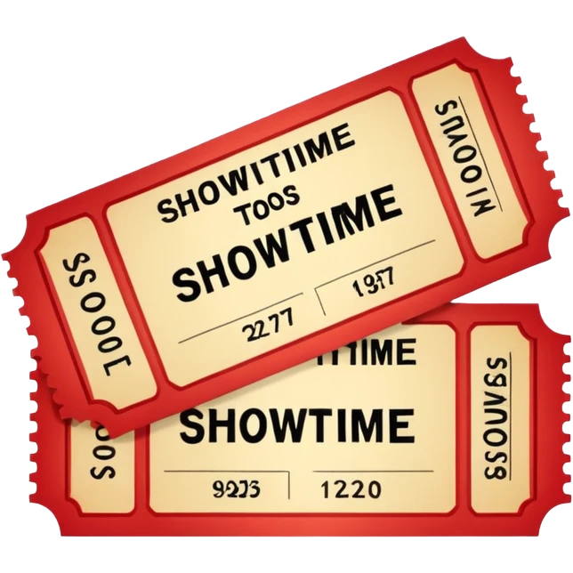 theatre movie ticket emoji