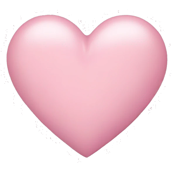 Baby pink heart  emoji