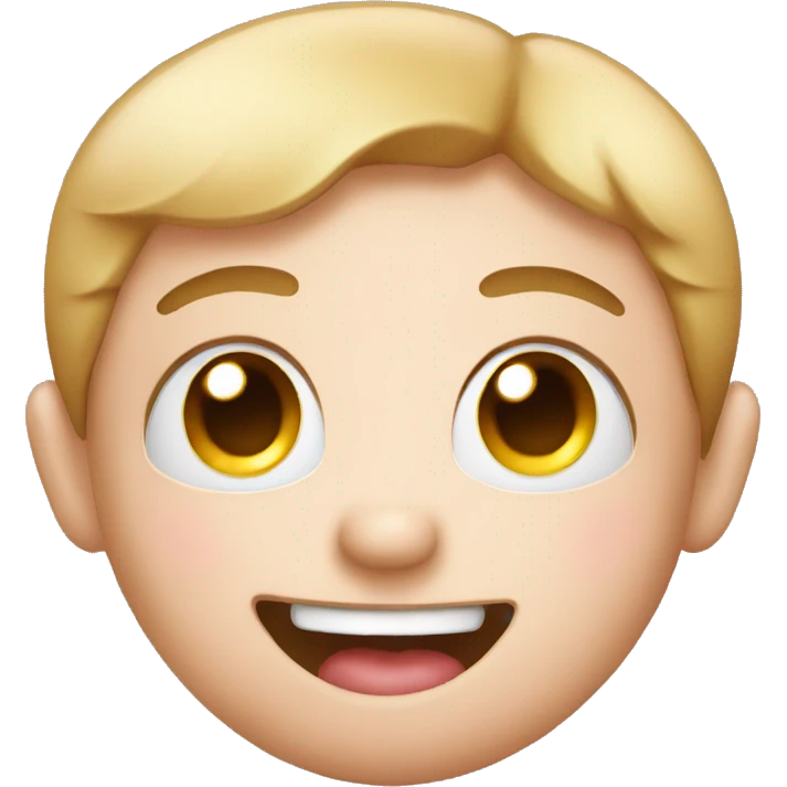emoji with heart eyes and smile with blush emoji