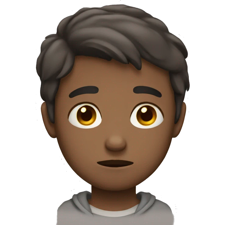 sad boy emoji