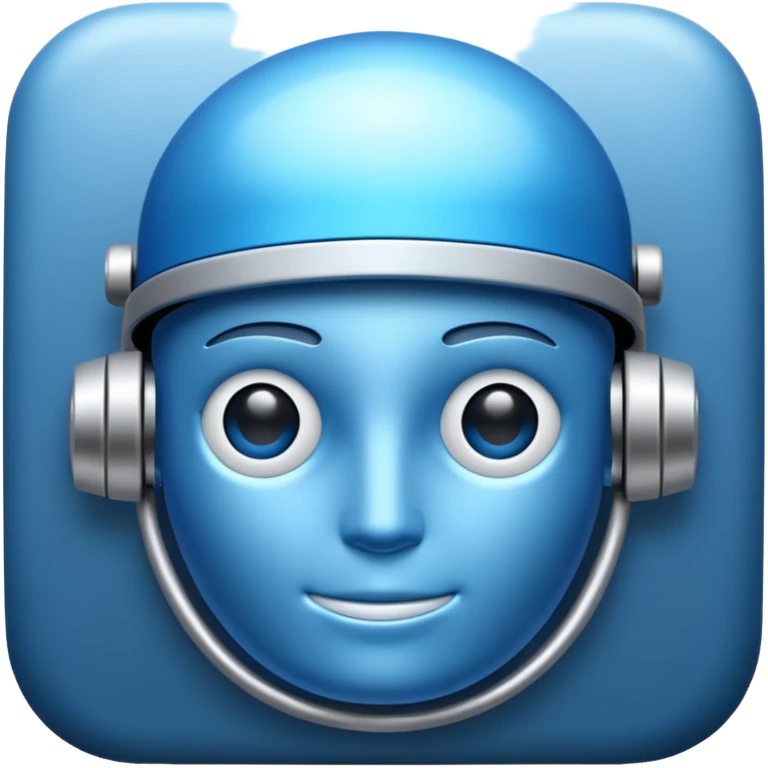 create a realistic emoji showing a logictic ai emoji