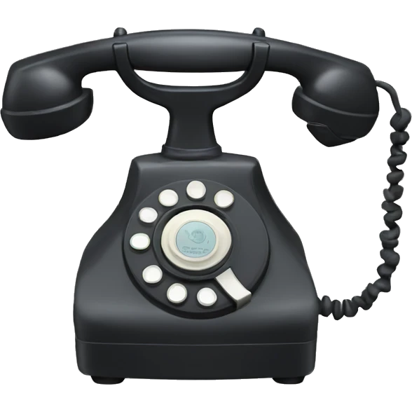 Rotary phone  emoji