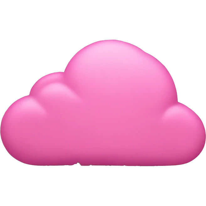 Pink cloud with chains emoji
