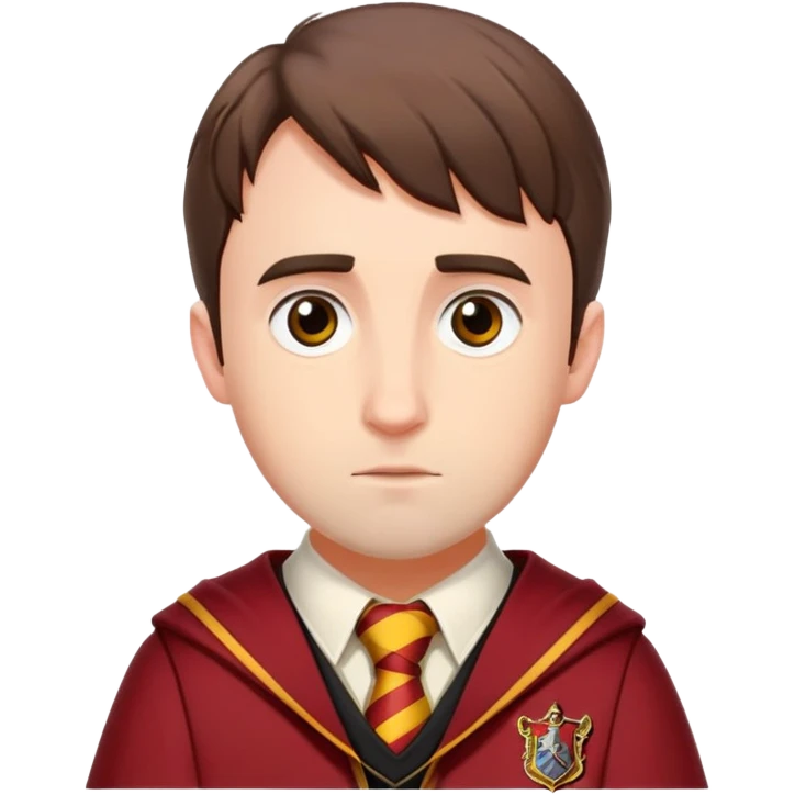neville longbottom wear hogwarts gryfindor uniform emoji