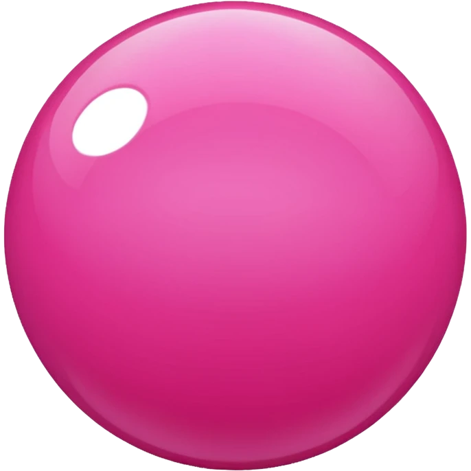 hot-pink sphere. emoji
