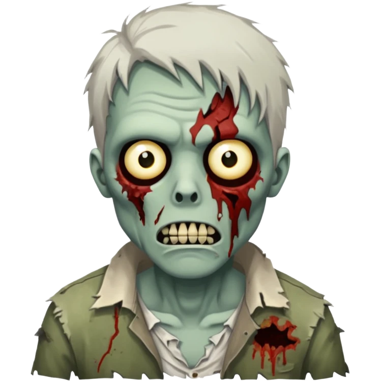 zombie make the background white emoji